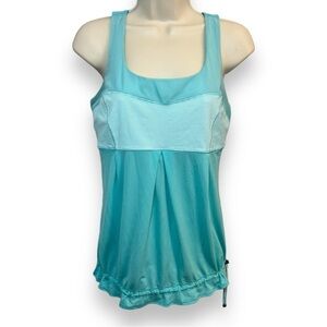 Lululemon Women’s Elevate Tank Angel Blue Tonka Stripe Size 10